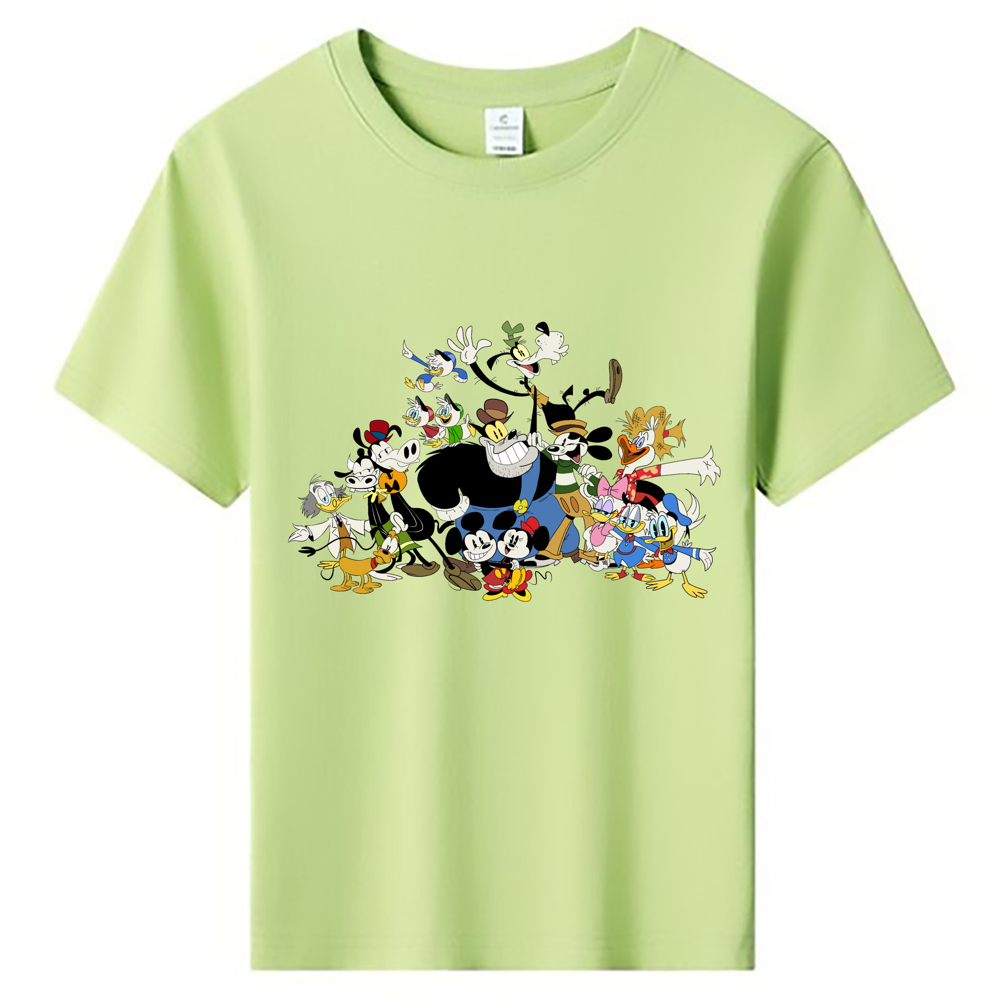 ミッキーマウス Mickey Mouse 綿100％キッズTシャツ（フロントプリント）